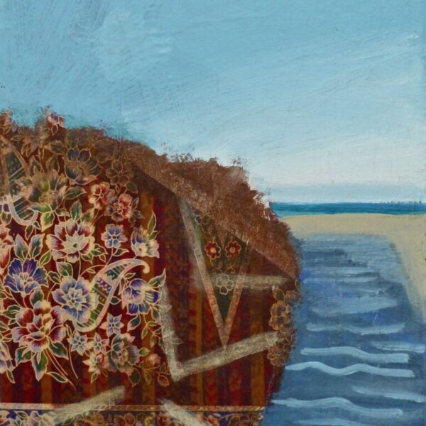 Struweel aan de kust / 30 x 40 cm / acryl