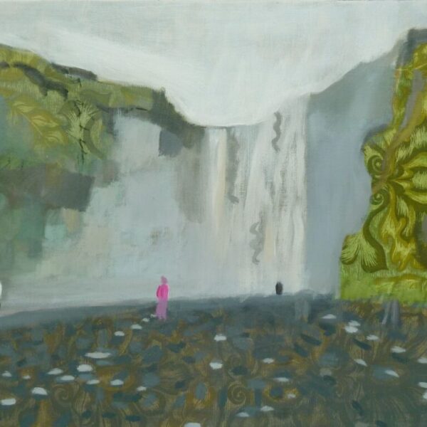 Waterval IJsland / 45 x 60 cm / acryl