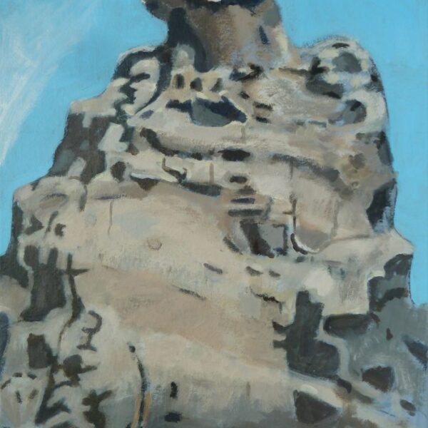 IJslandse trol / 50 x 65 cm / acryl