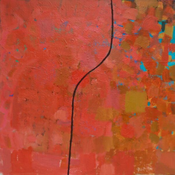 olieverf op doek / 70 x 70 cm