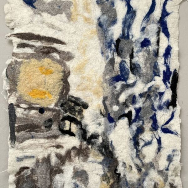 Gevilte wol / 73 x 107 cm