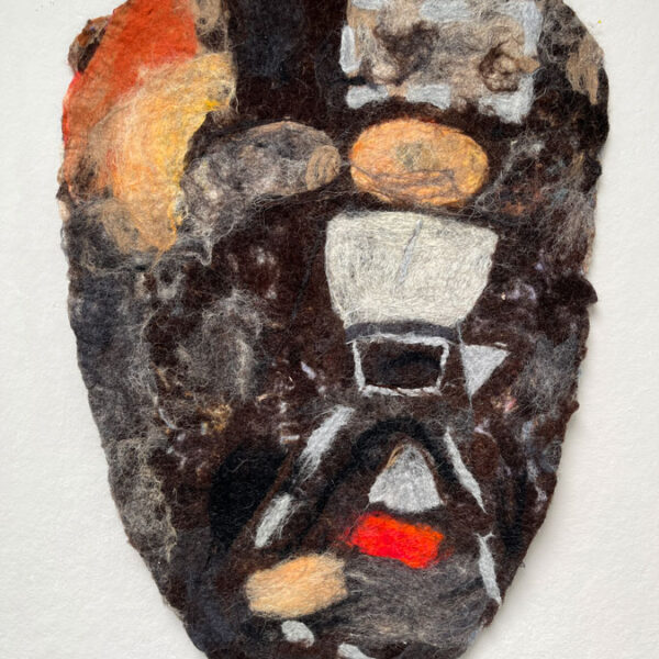 Masker / gevilte wol / 60 x 84 cm